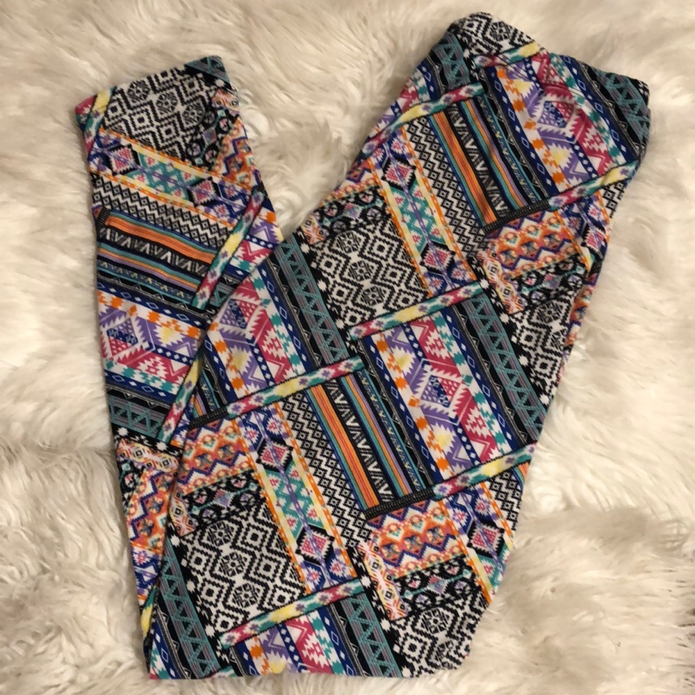 DEREK HEART MULTI COLOR LEGGINGS